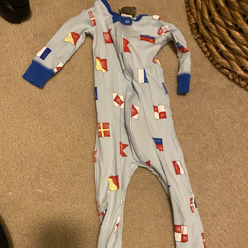 TBBC nautical flag night nights size 12-18 months